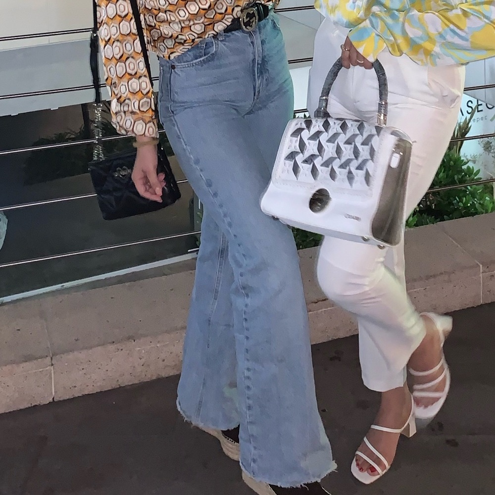Zara boot leg jeans